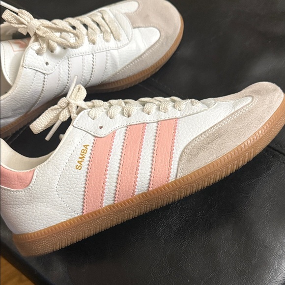 Adidas Samba Women's Pink and Cream - Picture 2 of 13